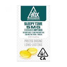 ABX Sleepy Time Soft Gels THC 10 Capsules