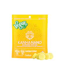 Kanha NANO Gummies Luscious Lemon Sativa