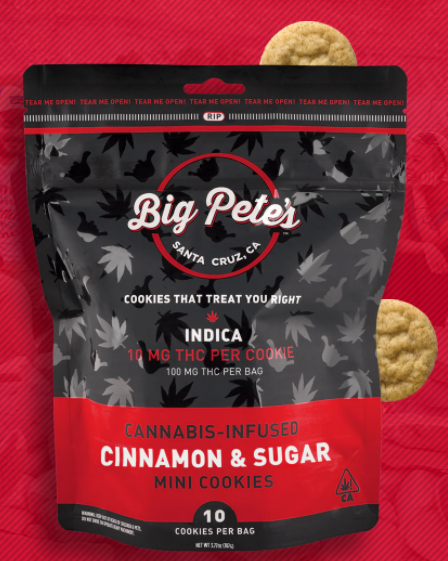 Big Petes Baked Goods Cinnamon & Sugar Cookies Sativa