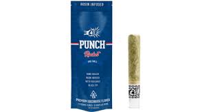 Punch Extracts Rocket Rosin Pre Roll Lemon Love X Bubblegum Kush