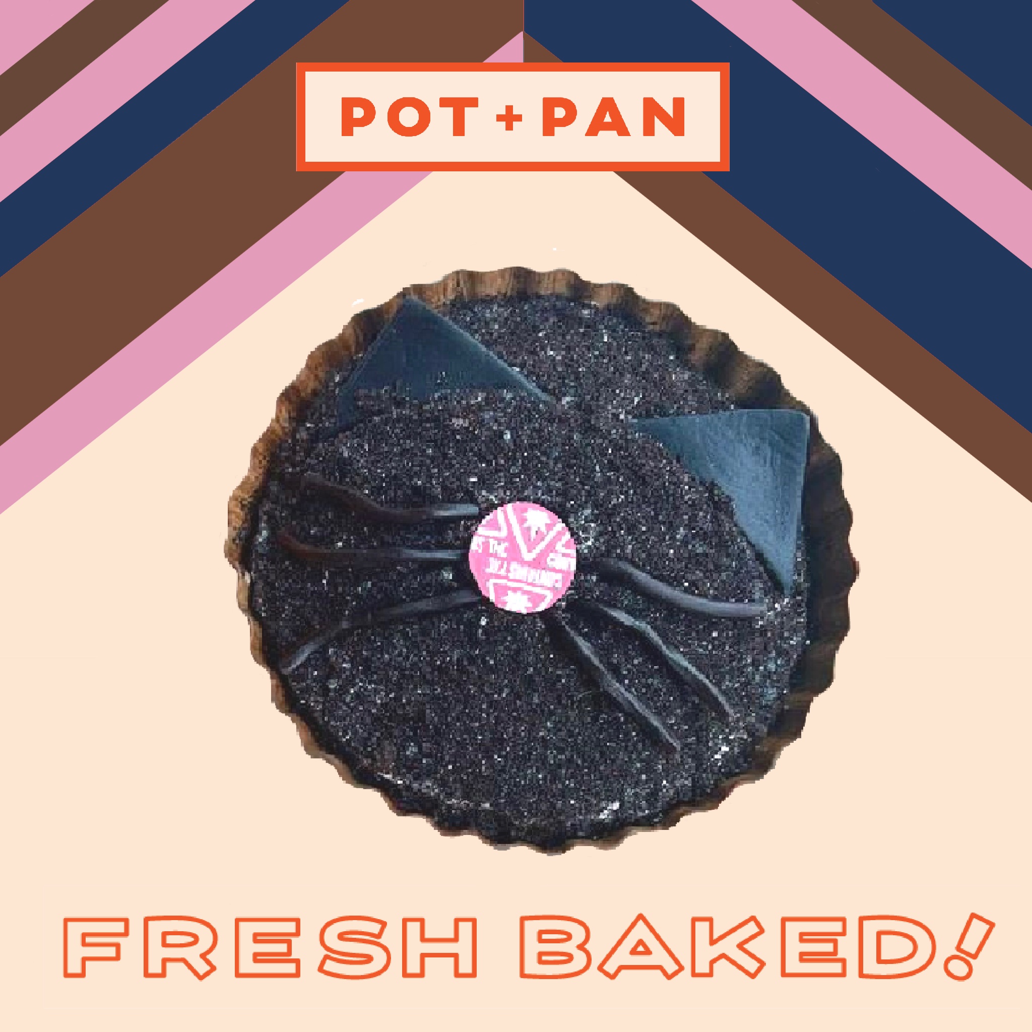 Pot + Pan Black Cat Brownie