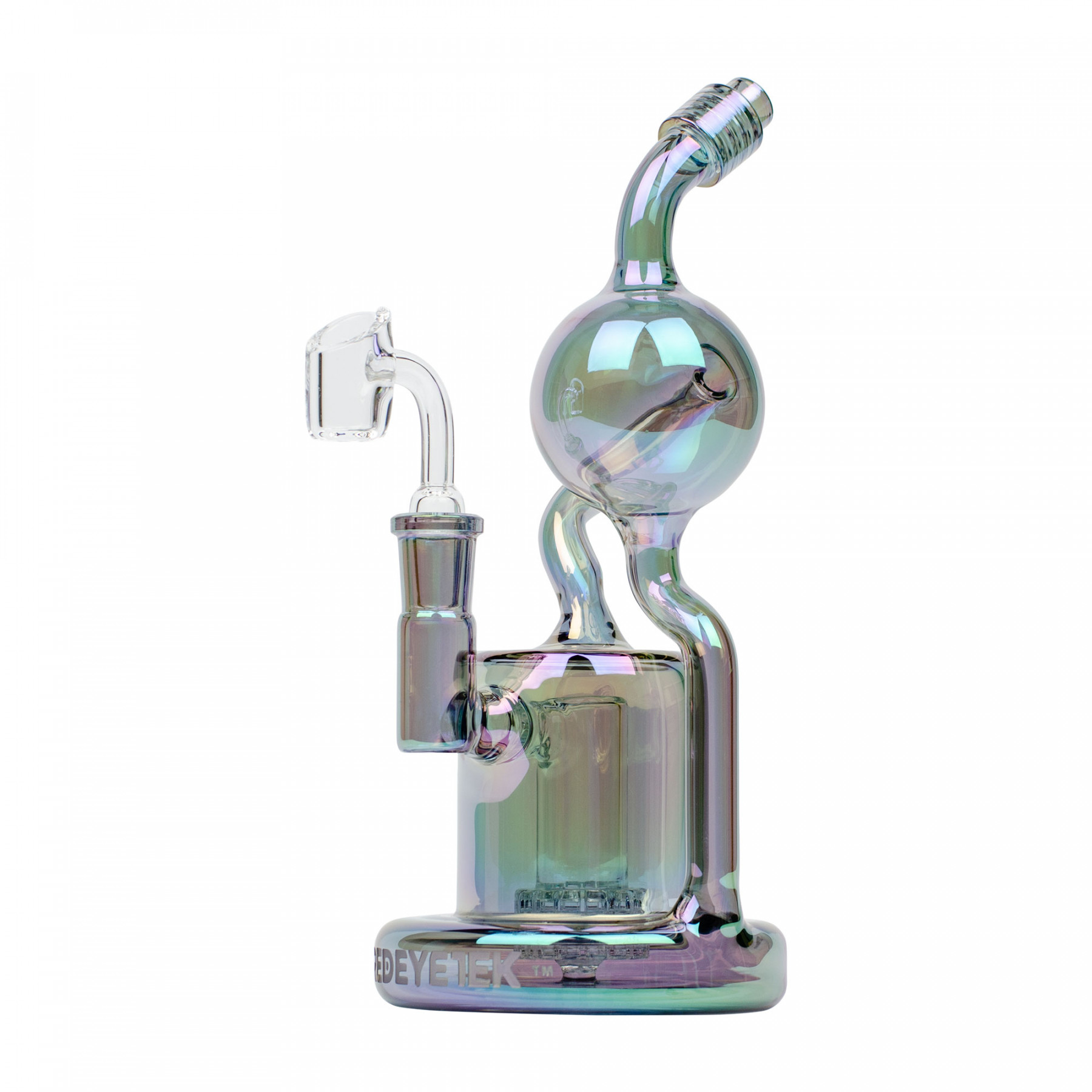 RED EYE  8.5" Metallic Terminator Finish Aorta Concentrate Recycler  Green