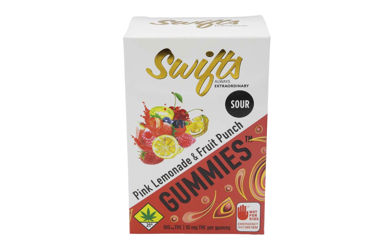 Swifts Gummies Pink Lemonade and Fruit Punch