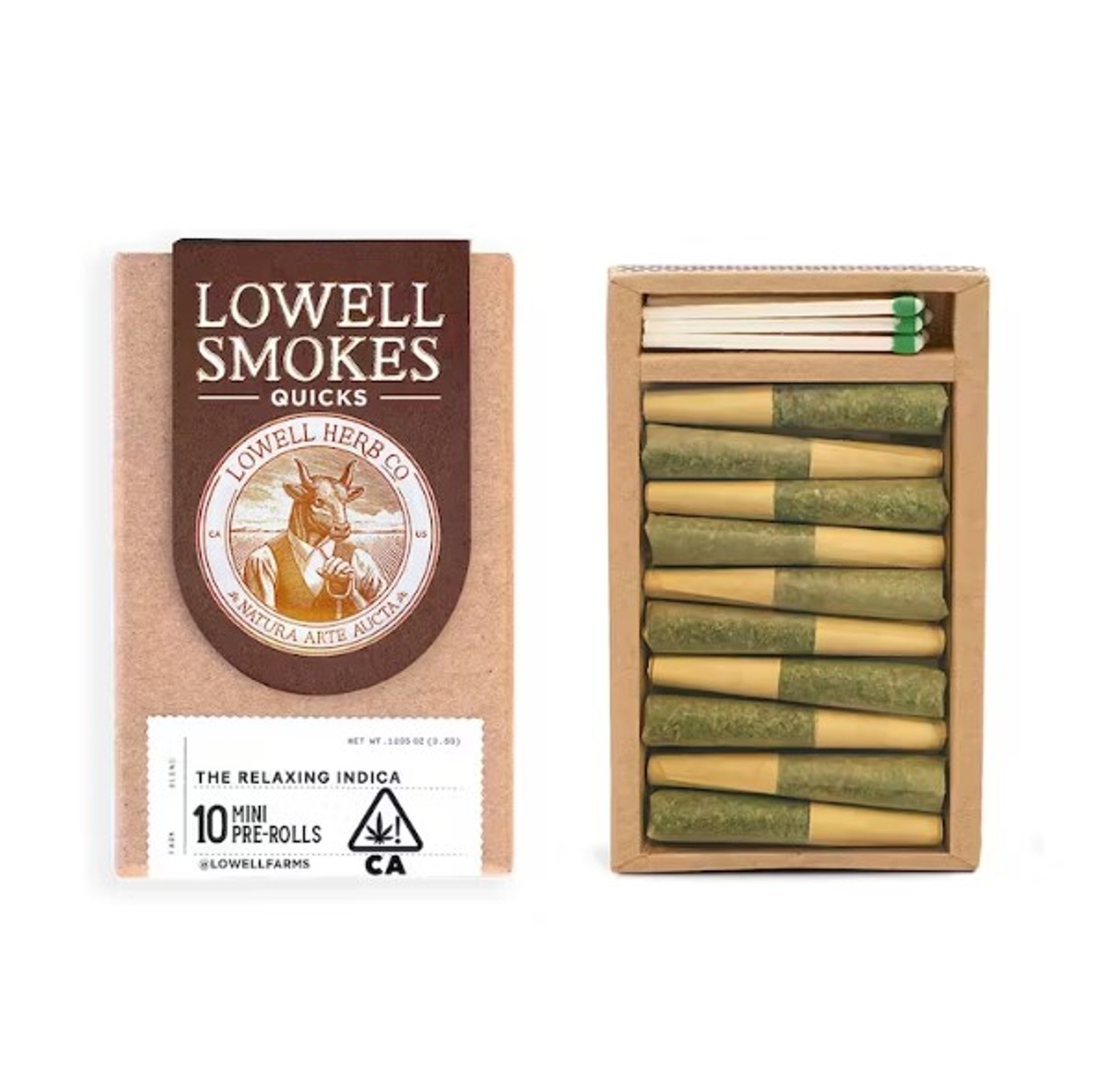 LOWELL Quicks 10pk The Relaxing Indica