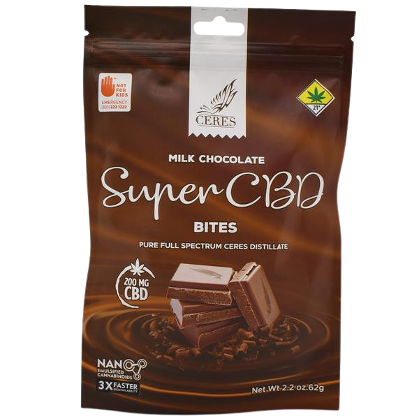 Ceres 20 to 1 Milk Chocolate Super CBD Bites