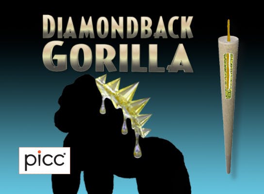 Diamondback Gorilla Infused Pre-Roll Pineapple Punch x Chemberry Cake