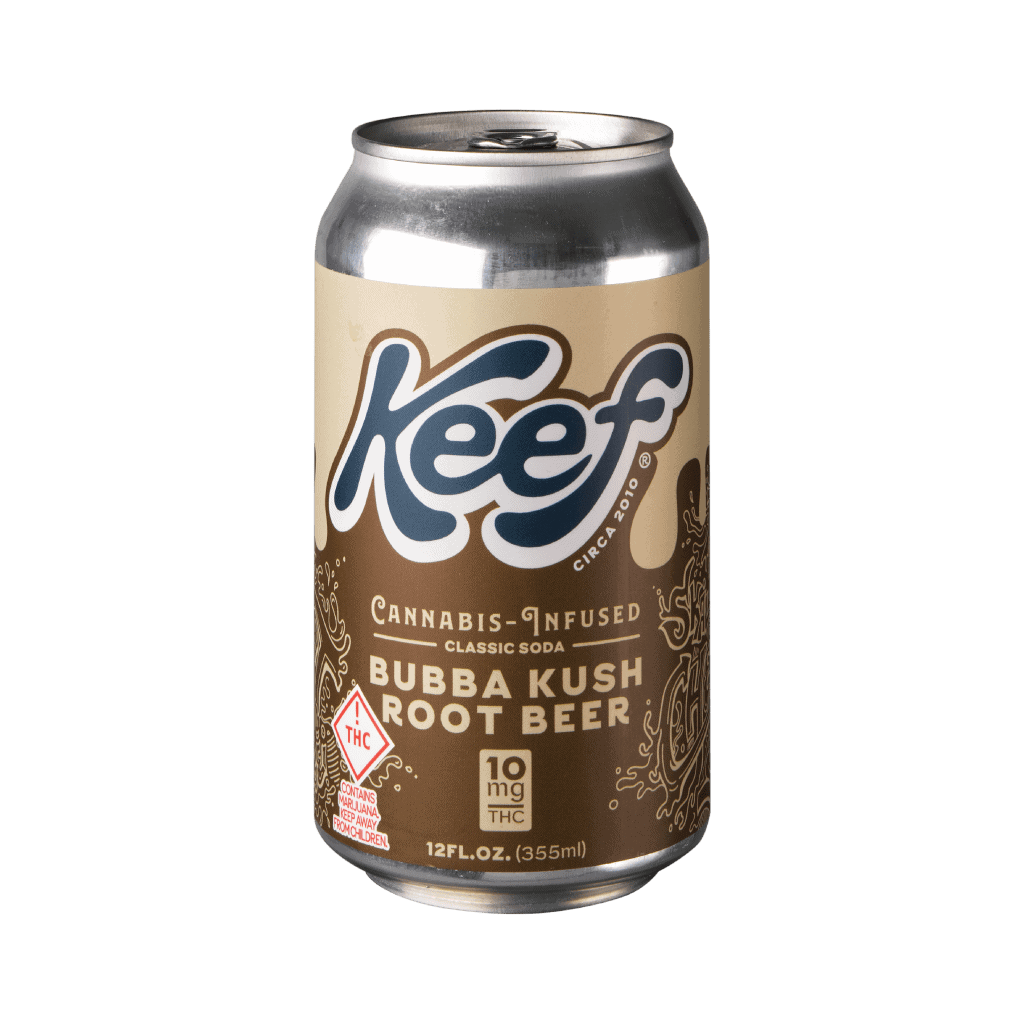 Keef Cola Soda Bubba Kush Root Beer Single Can