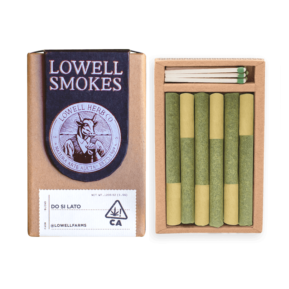 Lowell Smokes Do Si Lato Indica 6 Pack
