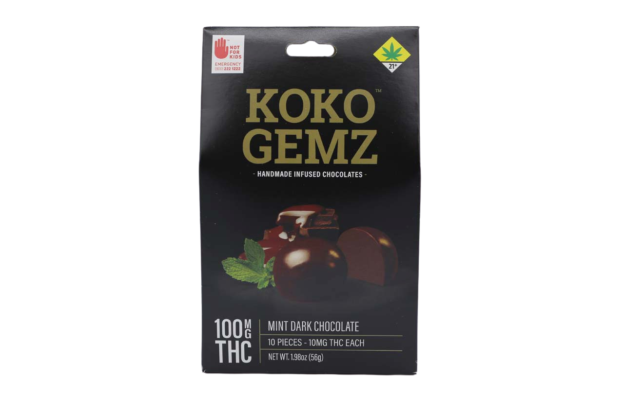 Koko Gems Dark Chocolate Mint Truffles