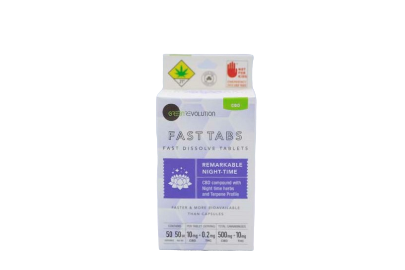 Green Revolution Fast Tabs Nighttime Relief