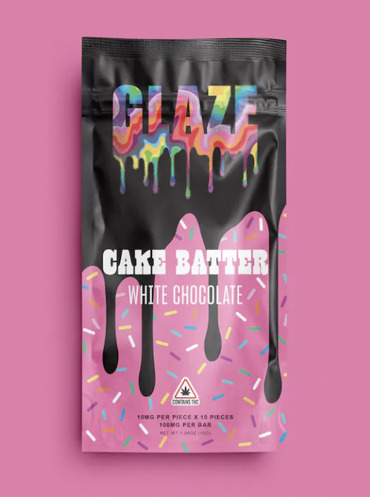 Glaze Cake Batter Chocolate Bar