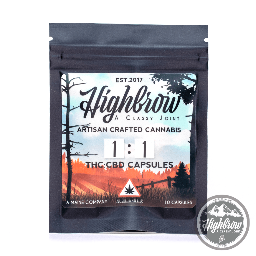 Highbrow 1:1 THC/CBD Capsules