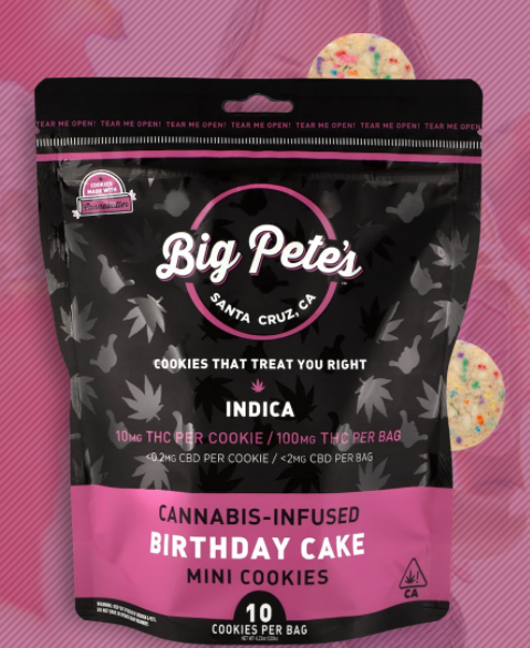 Big Petes Baked Goods Birthday Cake Cookie Indica Single