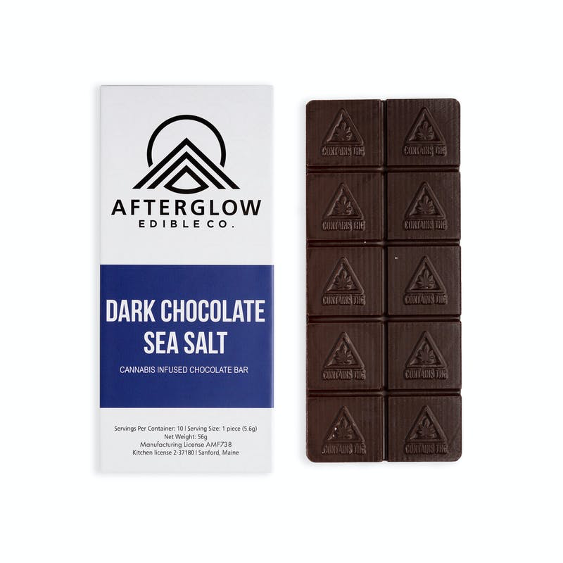 Afterglow Dark Chocolate Sea Salt Bar