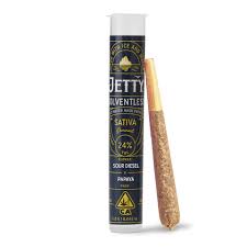 Jetty Extracts Solventless Pre-roll Sour Diesel X Papaya