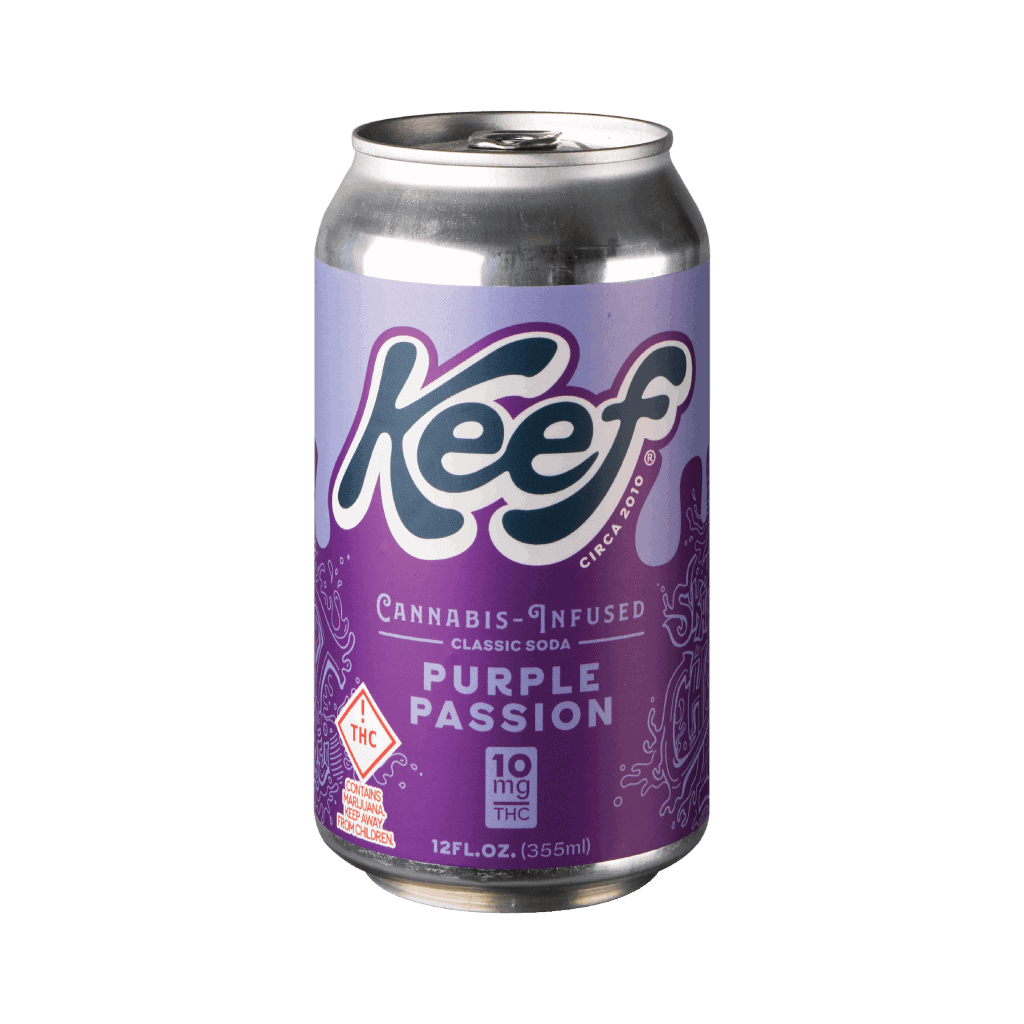 Keef Cola Soda Purple Passion Single Can