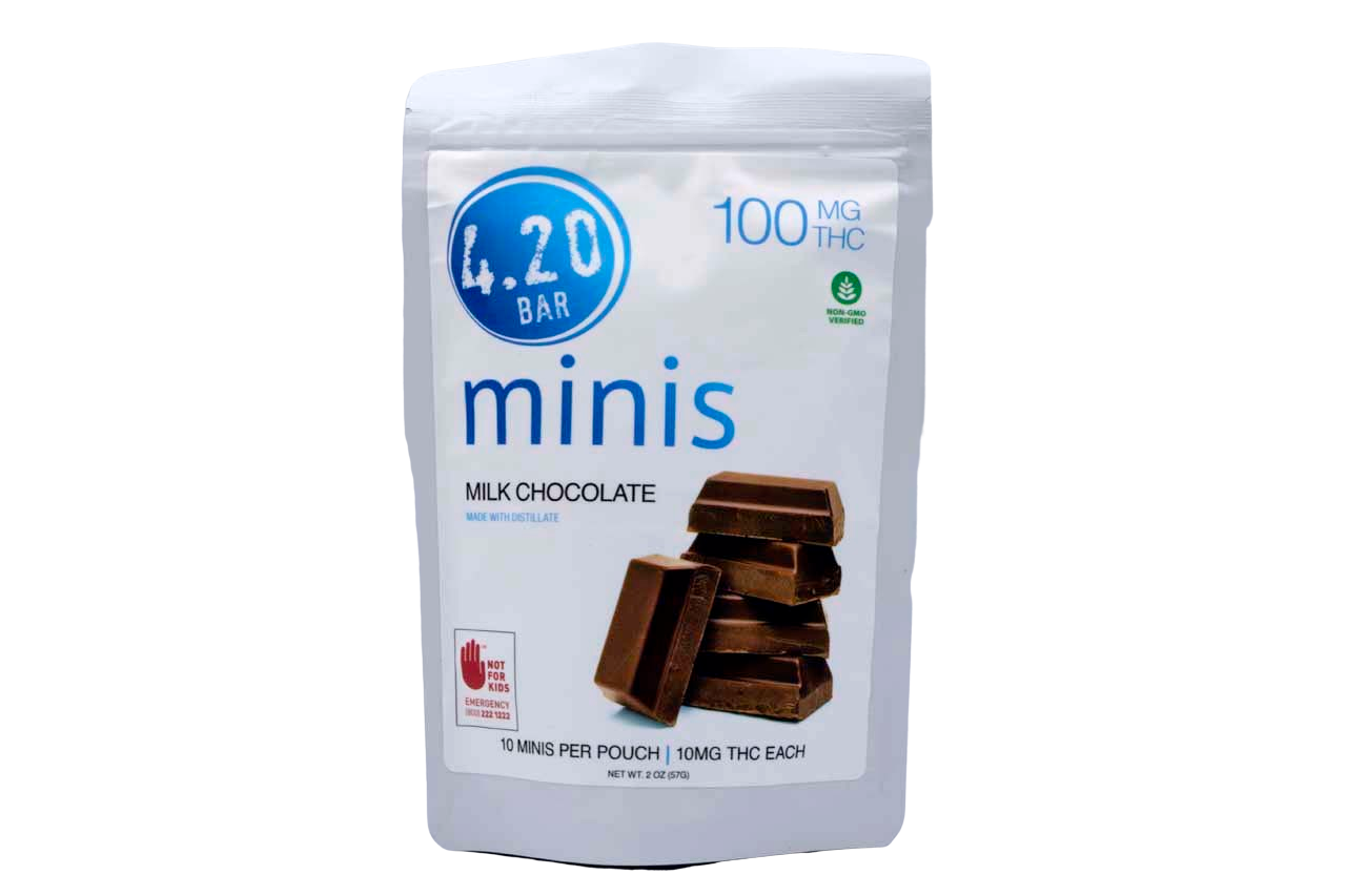Evergreen Herbal 420 Bar Minis Milk Chocolate