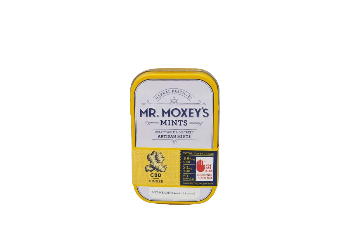 Mr. Moxey Relief Mints CBD 5:5:5 Lemon Ginger