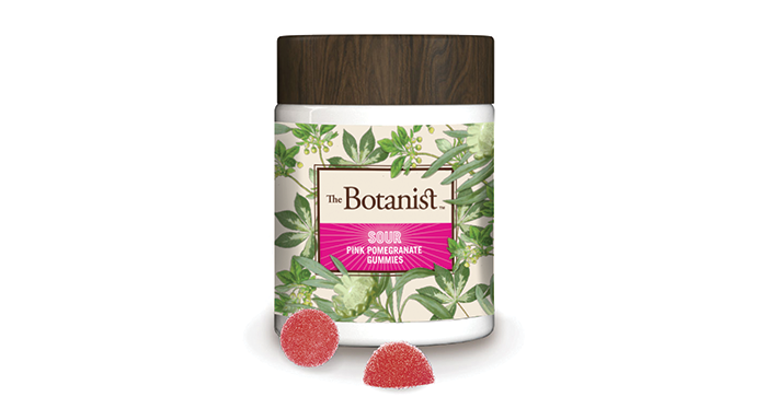 The Botanist Sour Pink Pomegranate Gummies