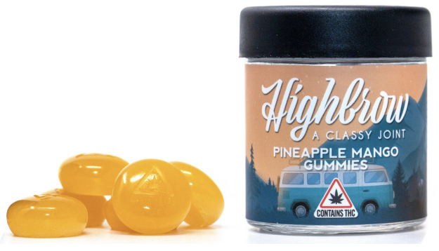 Highbrow Pineapple Mango Gummies