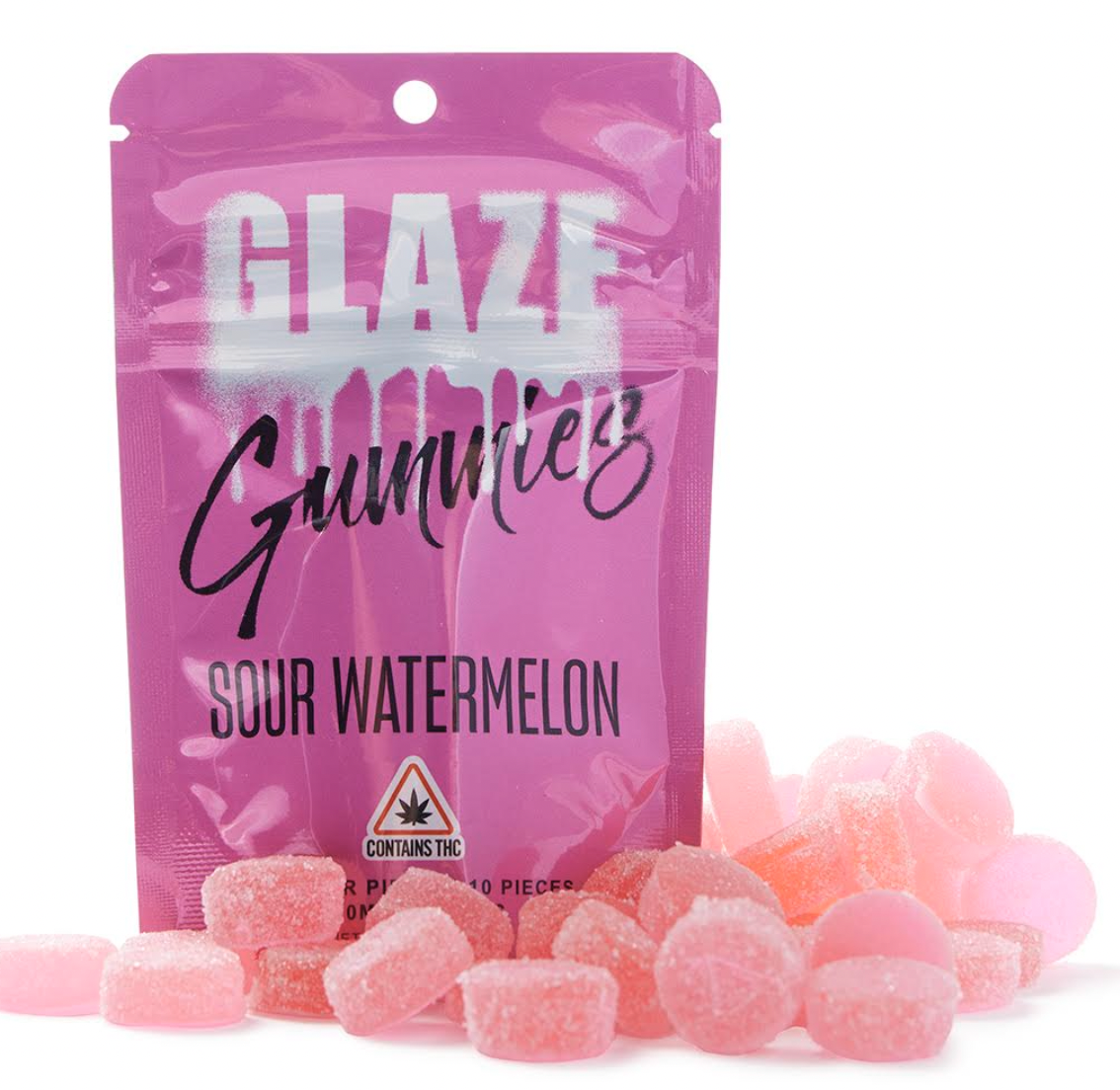 Glaze Sour Watermelon Gummies
