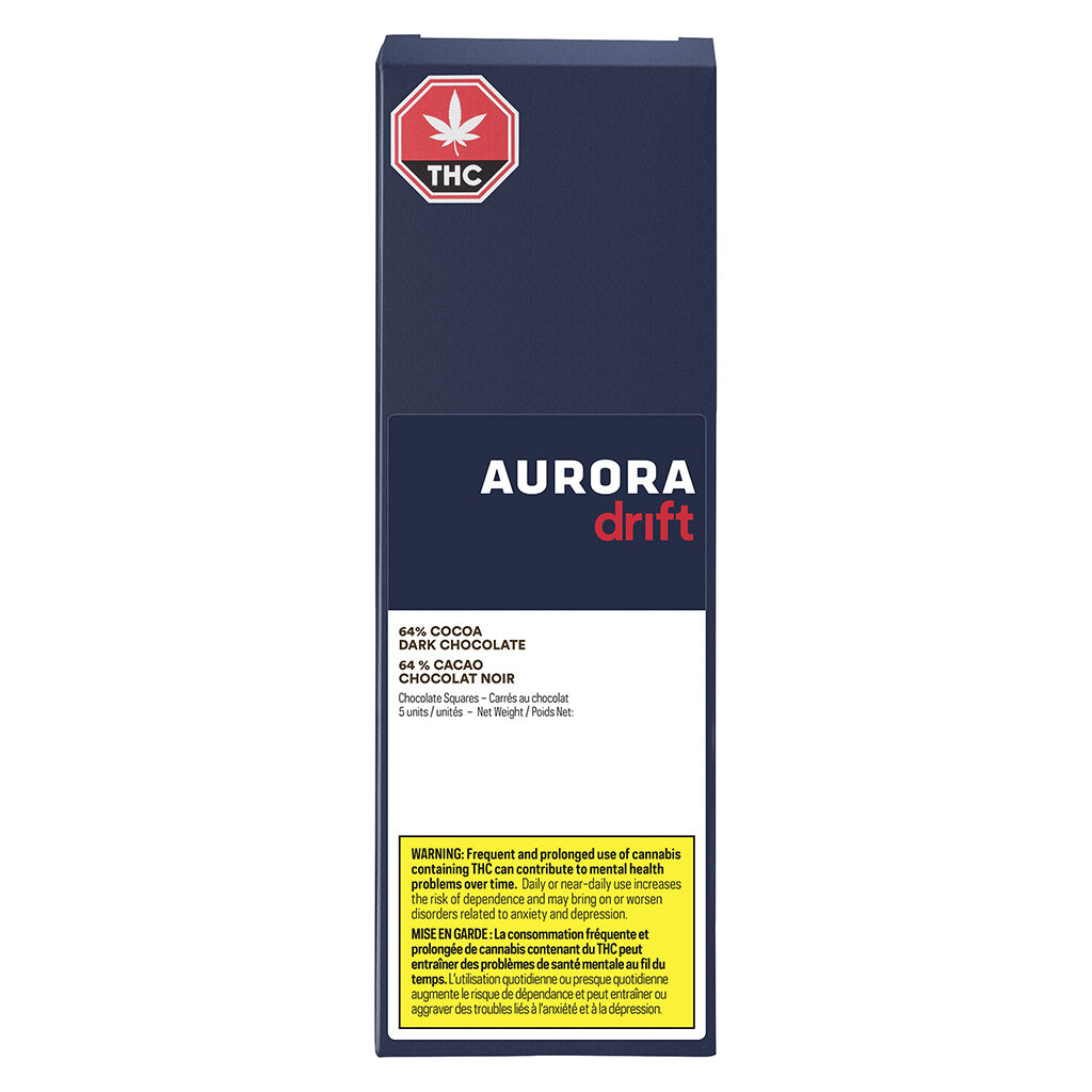 Aurora Drift 64 Cocoa Dark Chocolate Squares (5Pieces) Hybrid