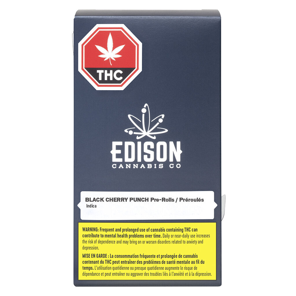 Edison Cannabis Co - Black Cherry Punch Pre-Roll - Indica - 10x0.35g