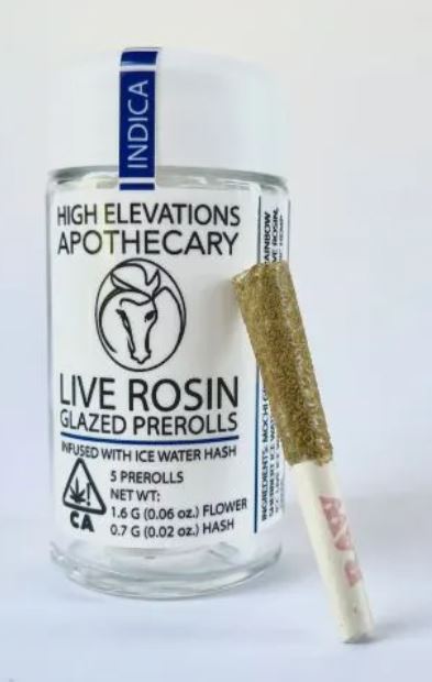High Elevations Apothecary Pre Roll 5pk Mochi