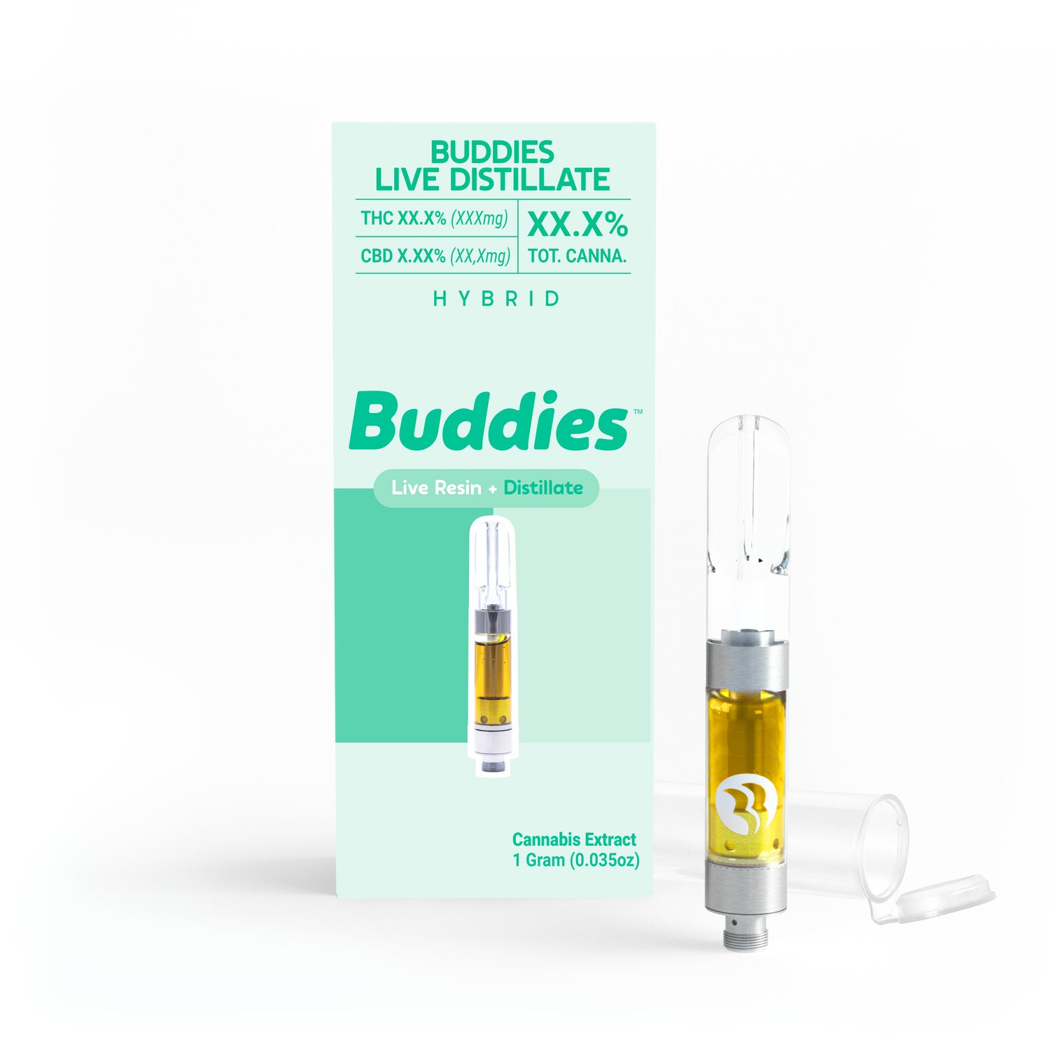 Buddies Live Distillate THC Bomb Hybrid