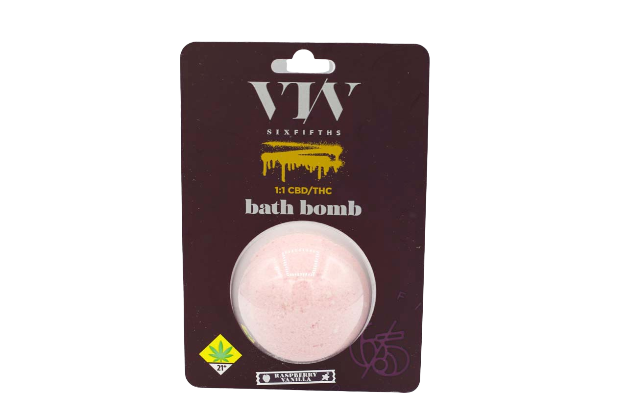 Six/Fifths Bath Bomb Raspberry Vanilla 1 to 1