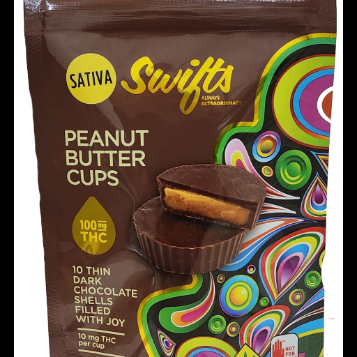 Swifts Sativa Dark Chocolate Peanut Butter Cups