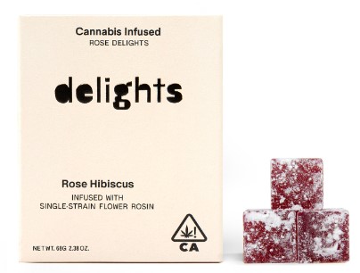 Rose Delights Sativa Gummy Rose Hibiscus