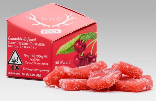 Wyld Gummies Sour Cherry