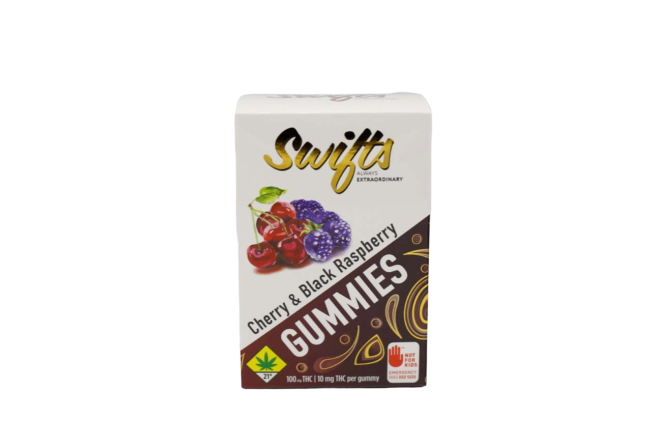 Swifts Gummies Cherry and Black Raspberry