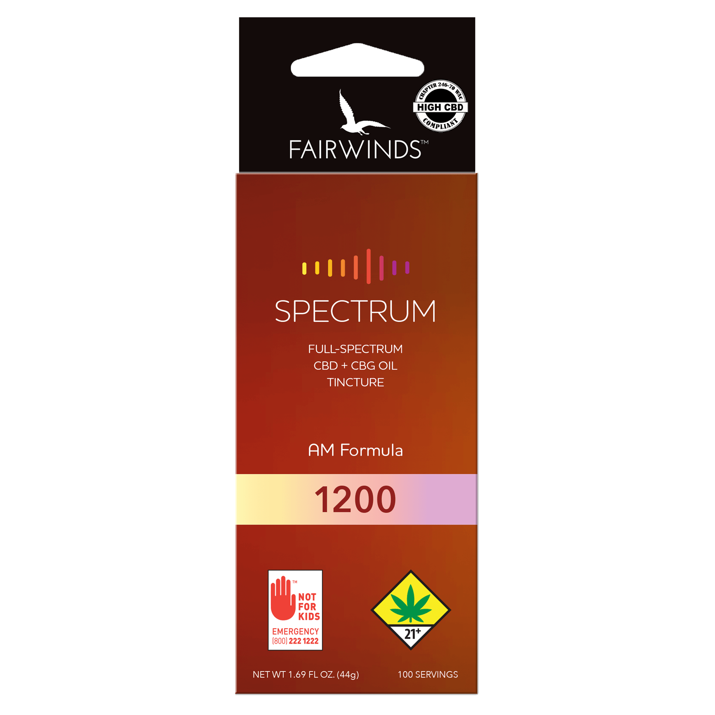 Fairwinds Full Spectrum 1200 AM Tncture