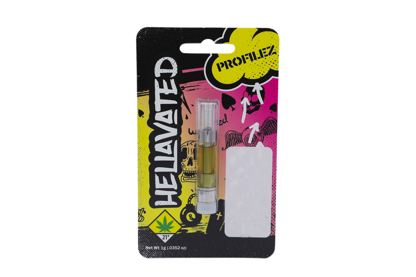 Hellavated Disposable Distillate Raspberry Haze