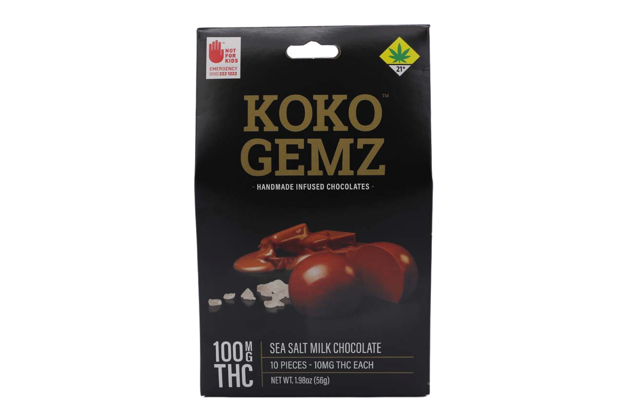 Koko Gems Milk Chocolate Sea Salt Truffles